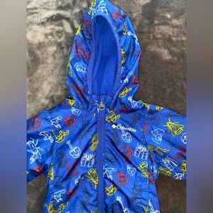 Columbia Rain / Fleece Jacket with Hood baby 3-6 months in size Offers welcomed